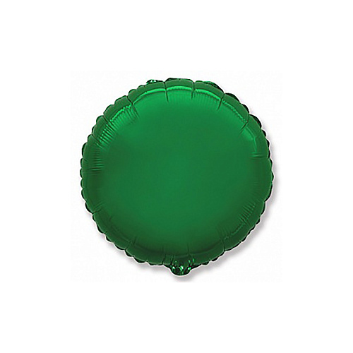 Зелёный круг с гелием